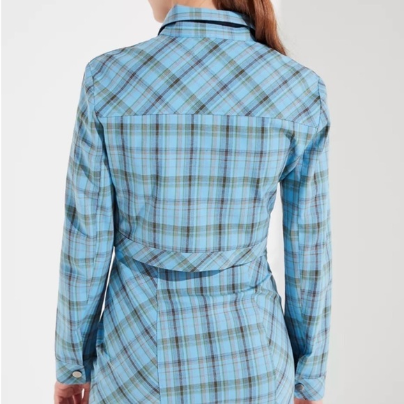 NWT Urban Outfitters As If Plaid Cropped Jacket XS - Picture 3 of 15
